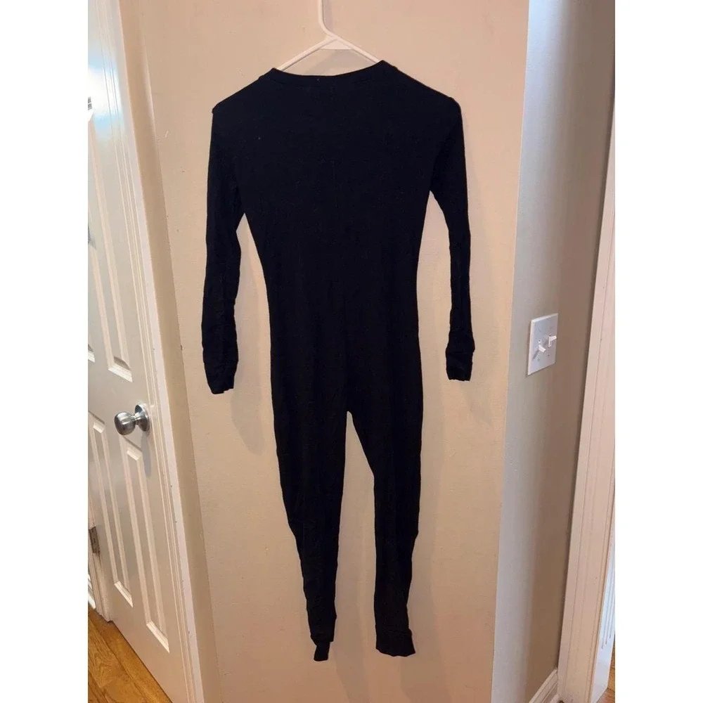Old Navy Kids Unisex L 10 Skeleton Glow in the Dark Pajamas One Piece Costume